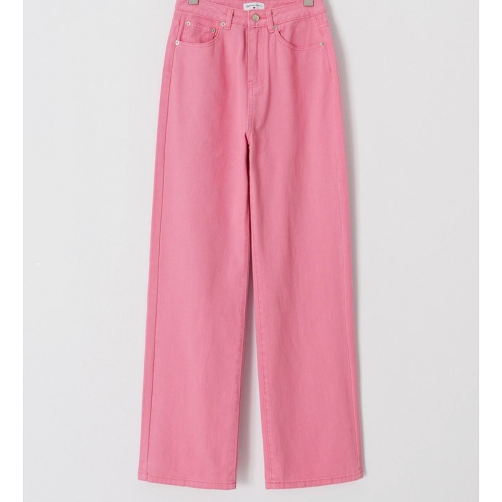 Summer party pink jeans